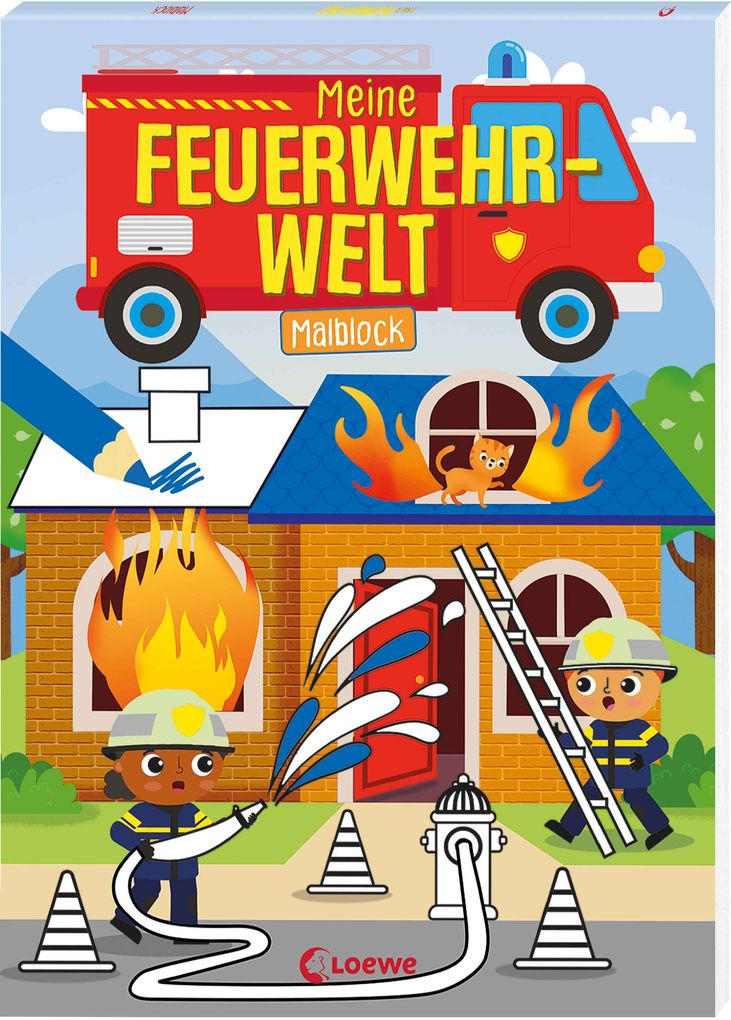 Weitere Ansicht: Meine Feuerwehr-Welt - Malblock