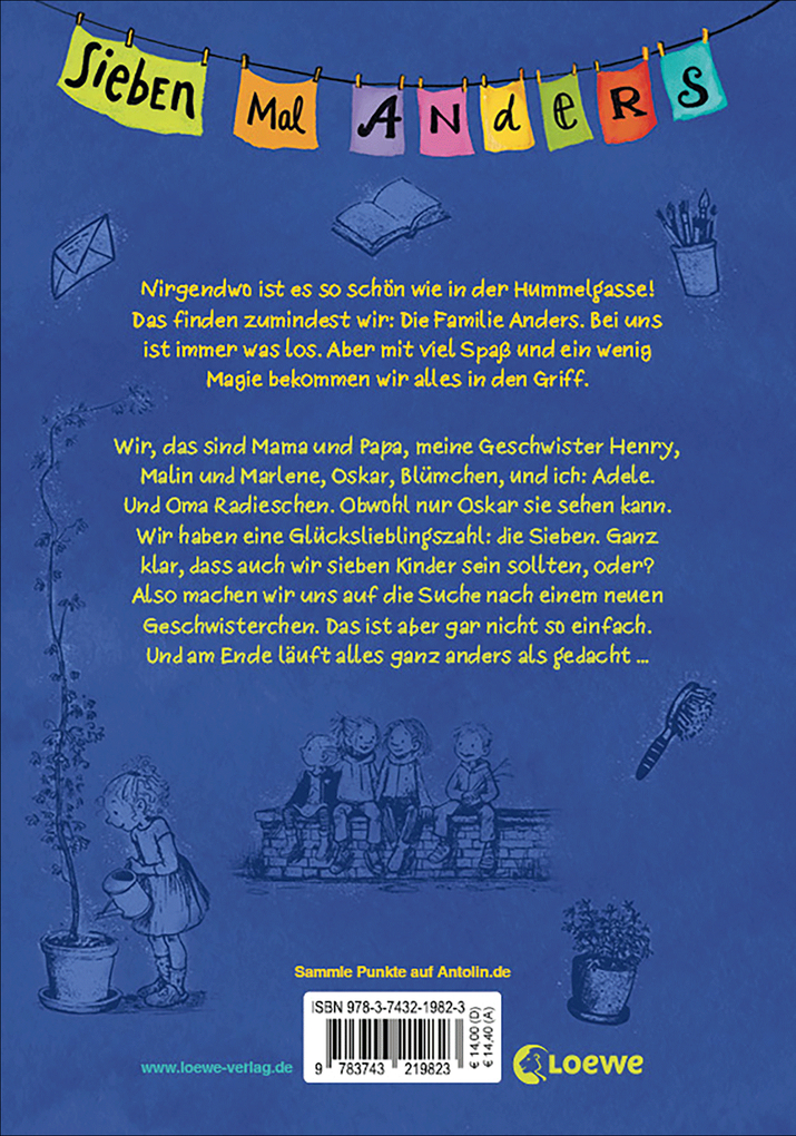 Weitere Ansicht: Sieben Mal Anders (Band 1) - Adele möchte die Welt umarmen | Sabine Bohlmann