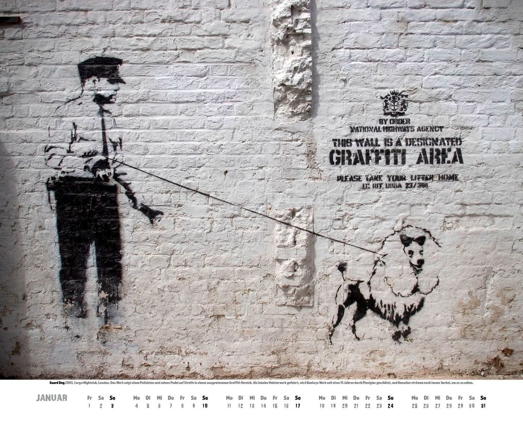 Weitere Ansicht: Banksy Kalender 2027 Premium XXL-Posterkalender