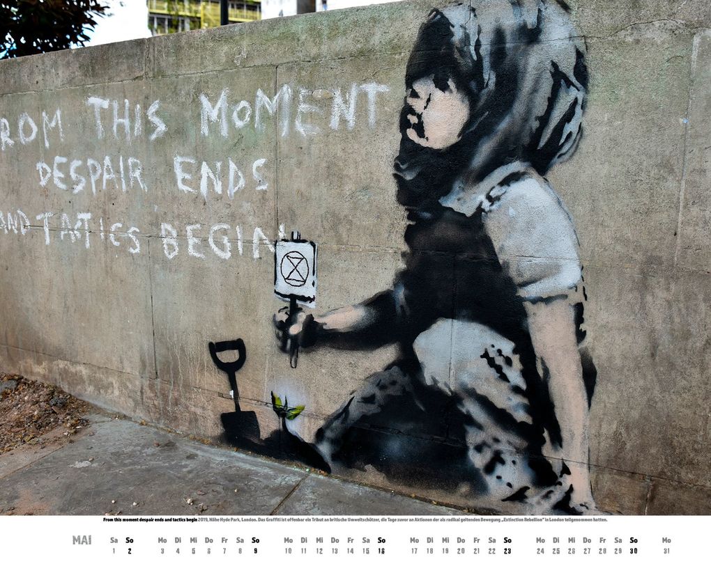 Weitere Ansicht: Banksy Kalender 2027 Premium XXL-Posterkalender
