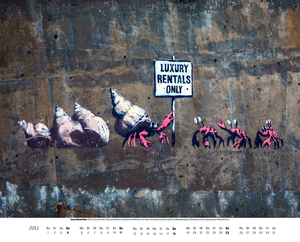 Weitere Ansicht: Banksy Kalender 2027 Premium XXL-Posterkalender