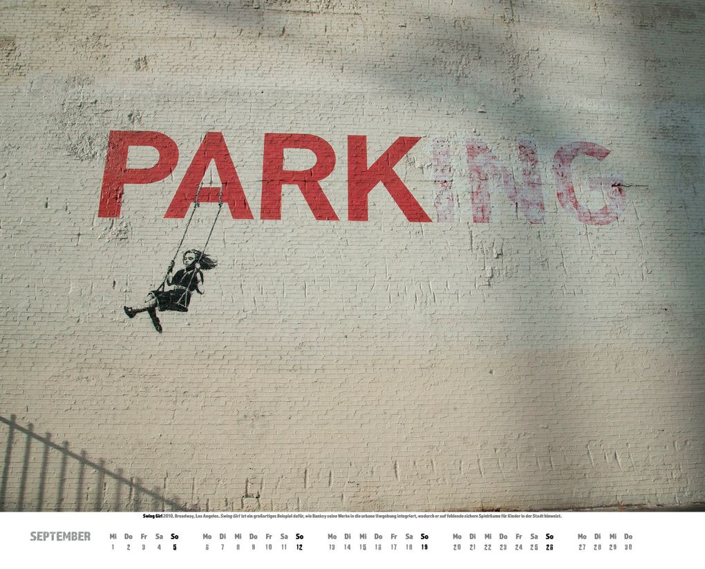 Weitere Ansicht: Banksy Kalender 2027 Premium XXL-Posterkalender