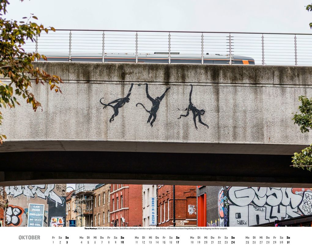 Weitere Ansicht: Banksy Kalender 2027 Premium XXL-Posterkalender