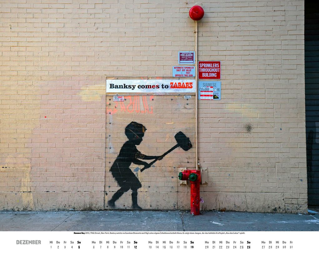 Weitere Ansicht: Banksy Kalender 2027 Premium XXL-Posterkalender