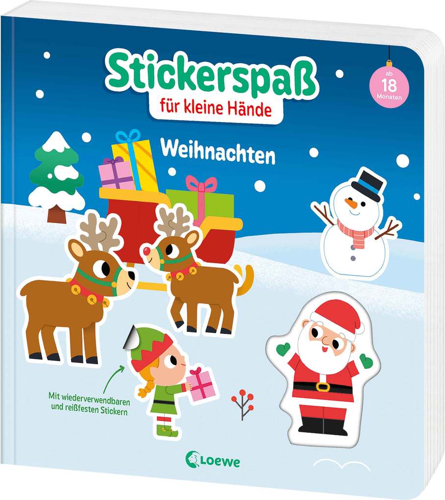 Weitere Ansicht: Stickerspaß für kleine Hände - Weihnachten
