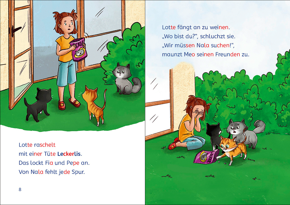 Weitere Ansicht: Leselöwen 1. Klasse - Die Katzen-Detektive | Katja Richert