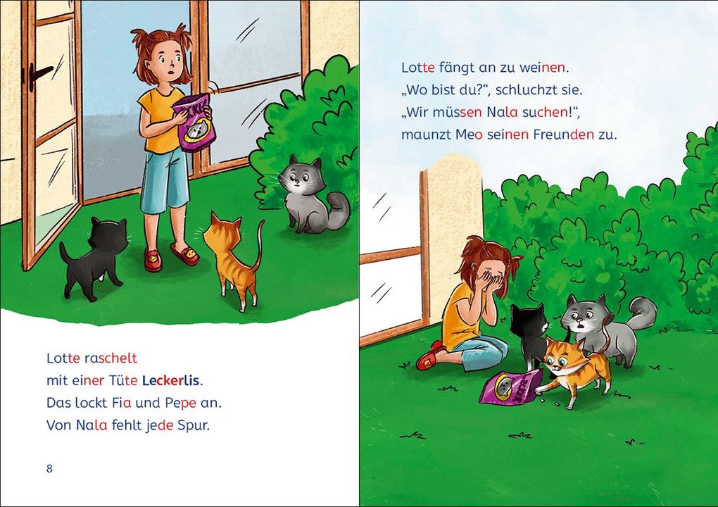 Weitere Ansicht: Leselöwen 1. Klasse - Die Katzen-Detektive | Katja Richert