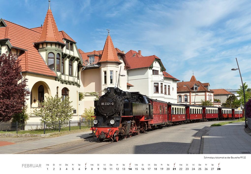 Weitere Ansicht: Dampfloks in Farbe Kalender 2027 | Jörg Hajt
