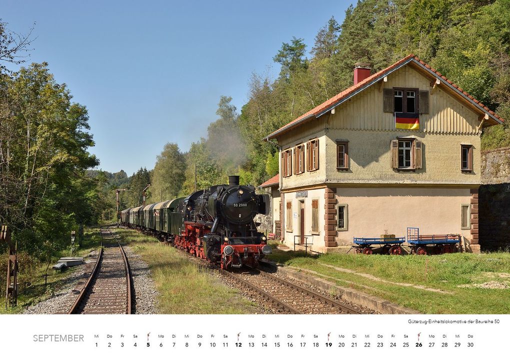 Weitere Ansicht: Dampfloks in Farbe Kalender 2027 | Jörg Hajt