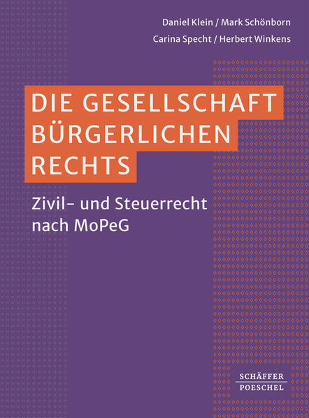 Produktbild: Die Gesellschaft bürgerlichen Rechts | Daniel Klein, Mark Schönborn, Carina Specht, Herbert Winkens