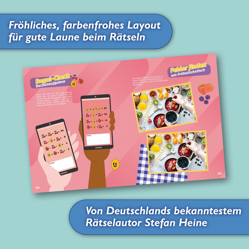 Weitere Ansicht: Das SAT.1-Frühstücksfernsehen-Rätselbuch | Stefan Heine