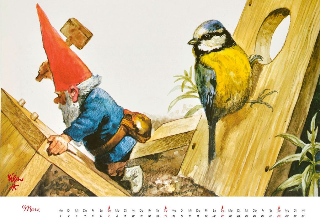 Weitere Ansicht: Heinzelmännchen Kalender 2027 | Rien Poortvliet