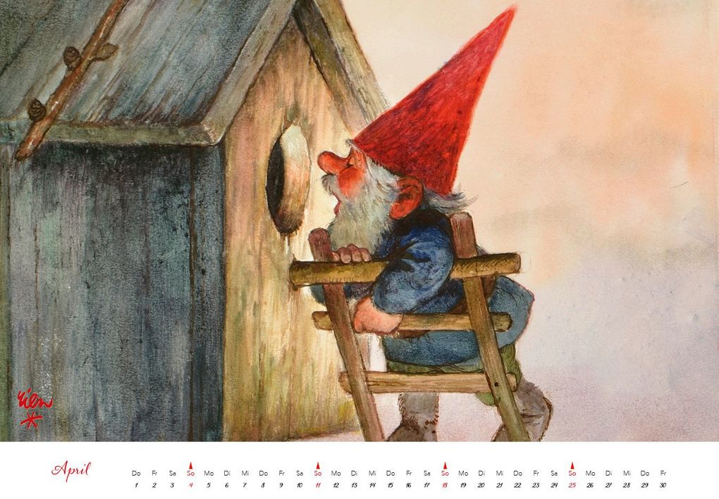 Weitere Ansicht: Heinzelmännchen Kalender 2027 | Rien Poortvliet