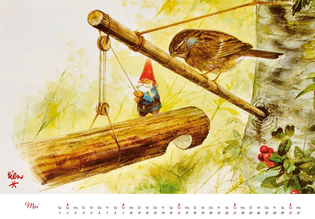 Weitere Ansicht: Heinzelmännchen Kalender 2027 | Rien Poortvliet