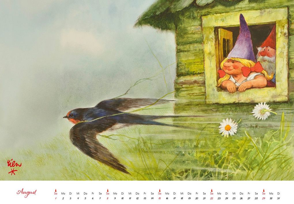 Weitere Ansicht: Heinzelmännchen Kalender 2027 | Rien Poortvliet