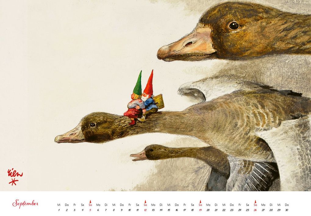 Weitere Ansicht: Heinzelmännchen Kalender 2027 | Rien Poortvliet