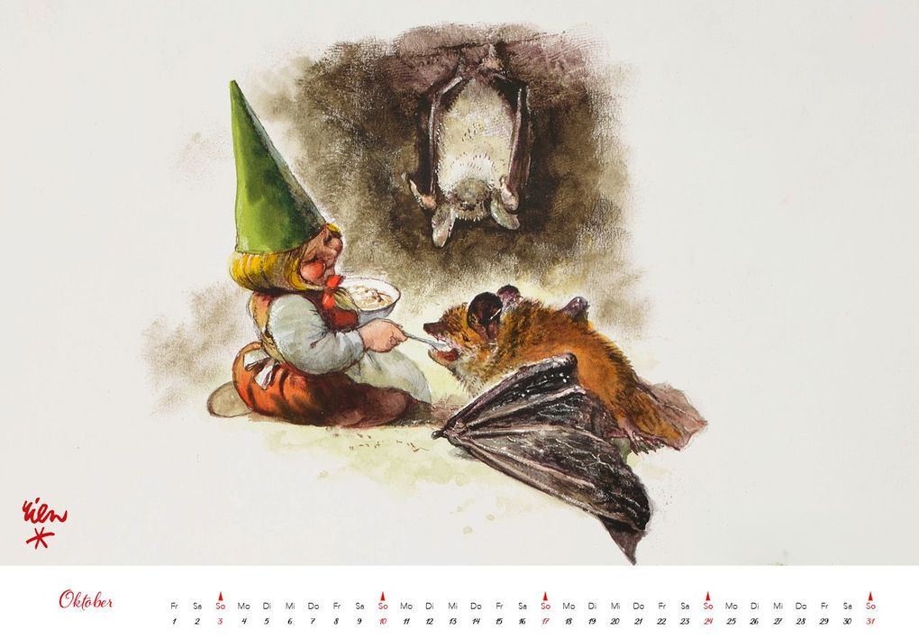 Weitere Ansicht: Heinzelmännchen Kalender 2027 | Rien Poortvliet