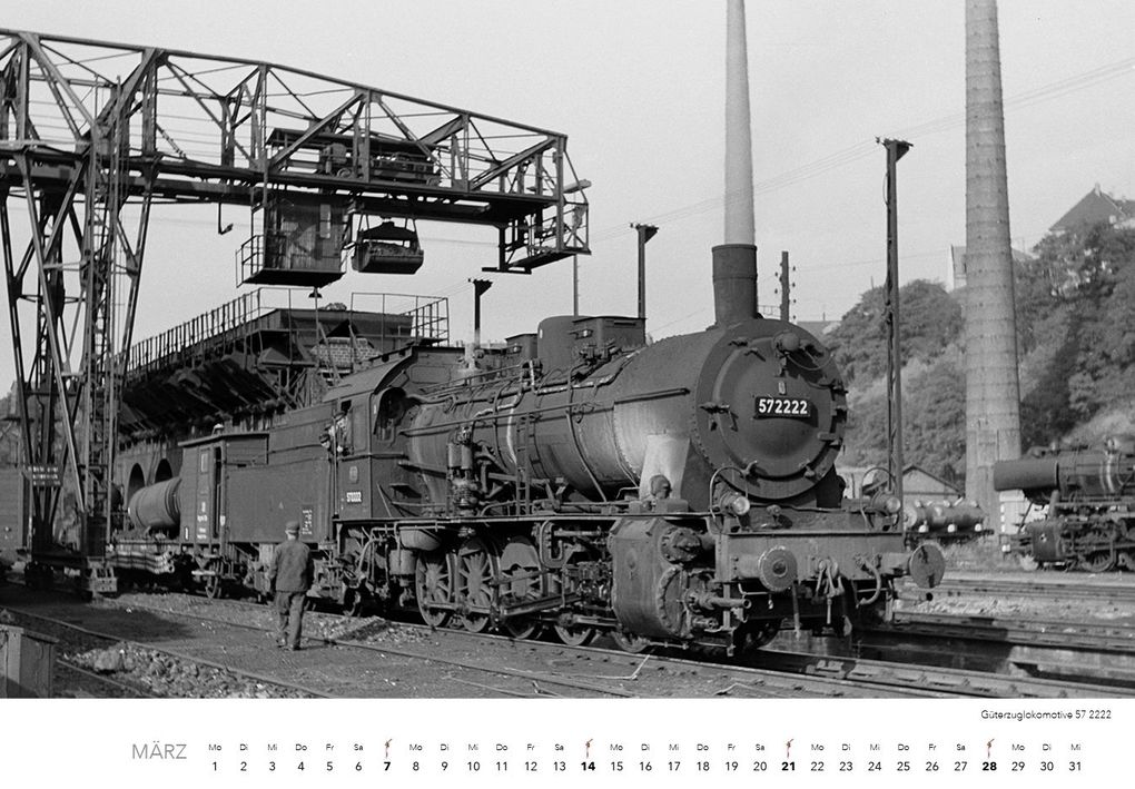 Weitere Ansicht: Historische Dampflokomotiven Kalender 2027