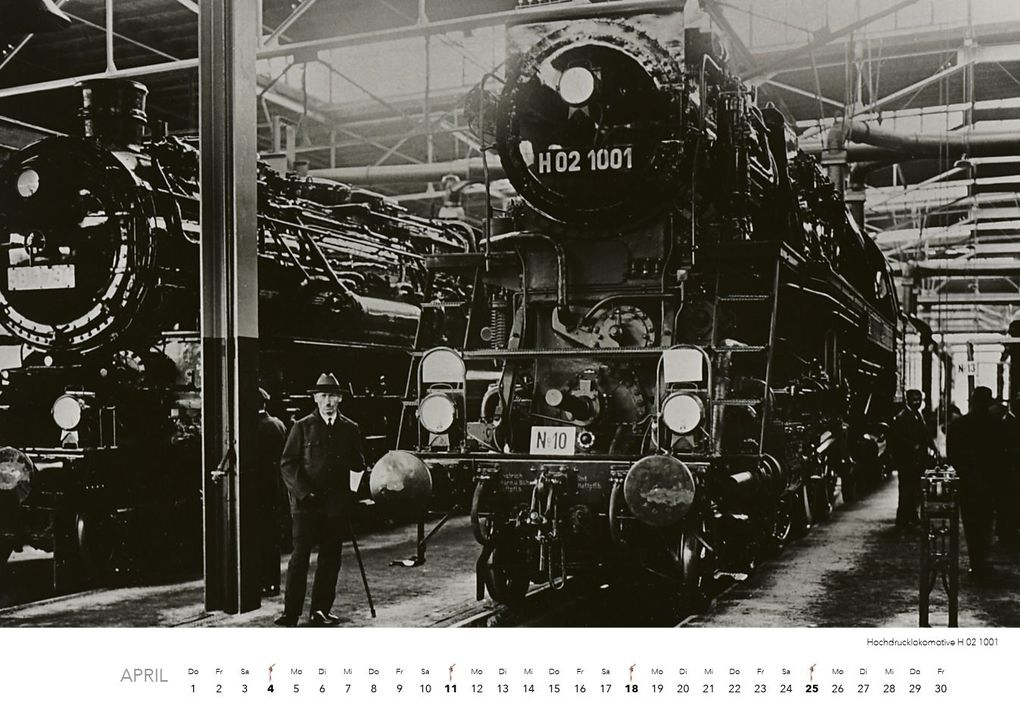 Weitere Ansicht: Historische Dampflokomotiven Kalender 2027