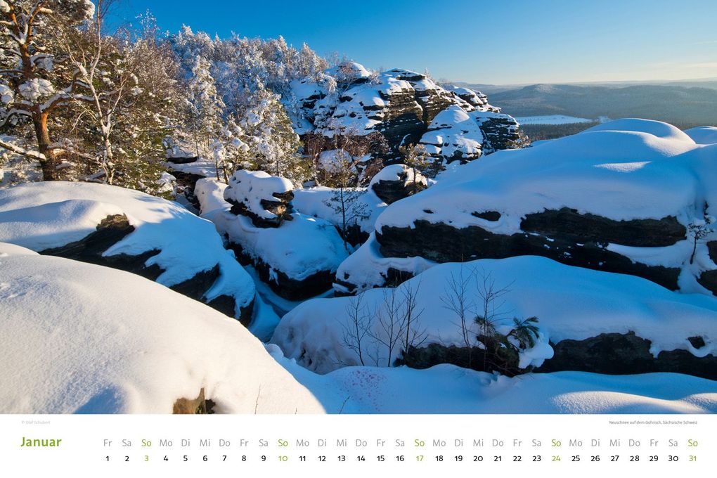 Weitere Ansicht: Kalender Sächsische & Böhmische Schweiz 2027