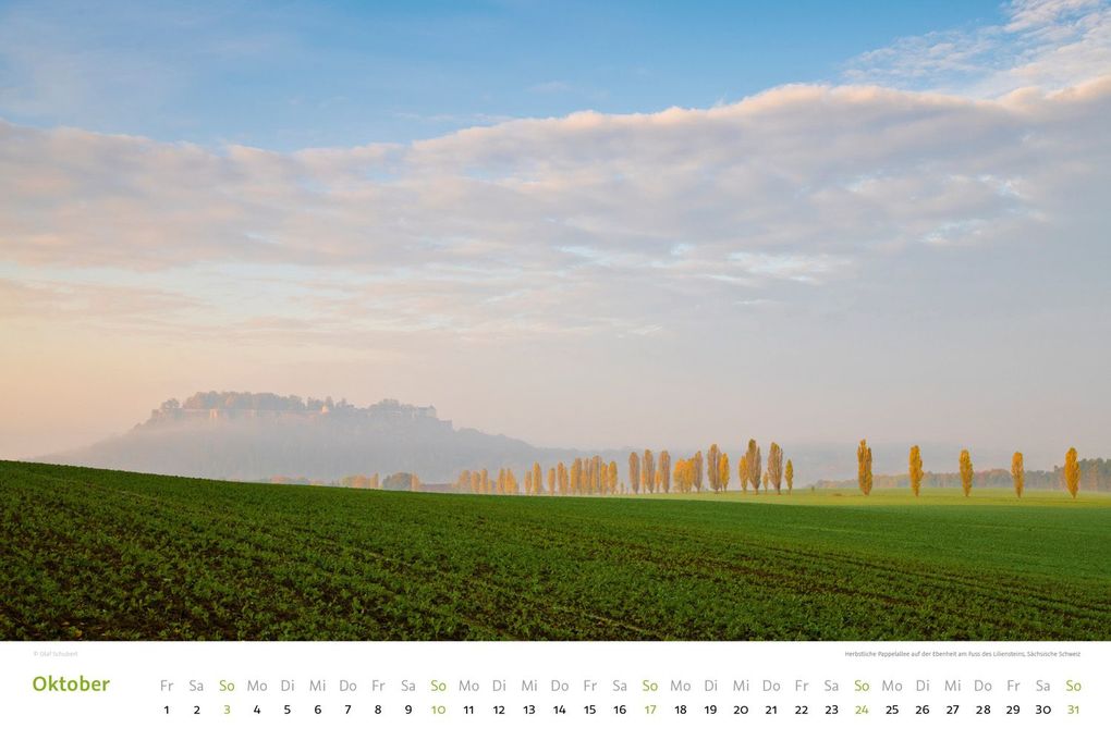 Weitere Ansicht: Kalender Sächsische & Böhmische Schweiz 2027