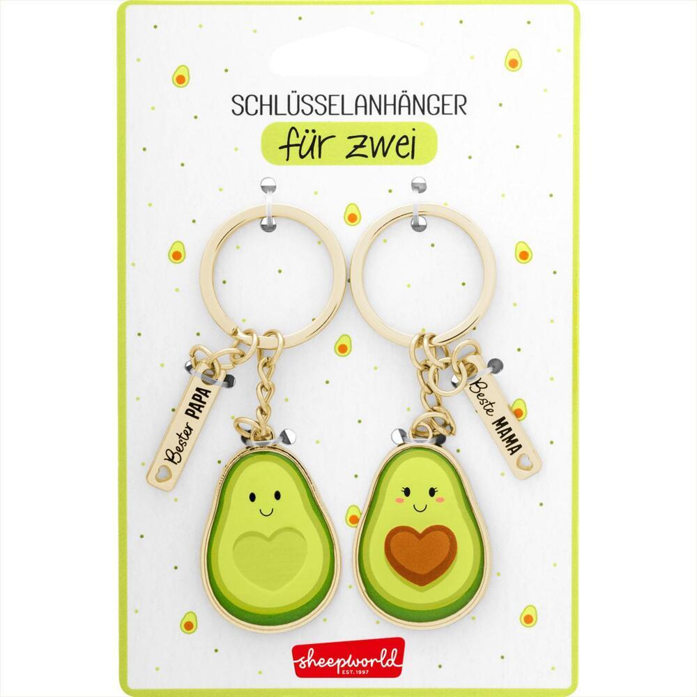 Weitere Ansicht: Paar-Schlüsselanhänger "Avocado"