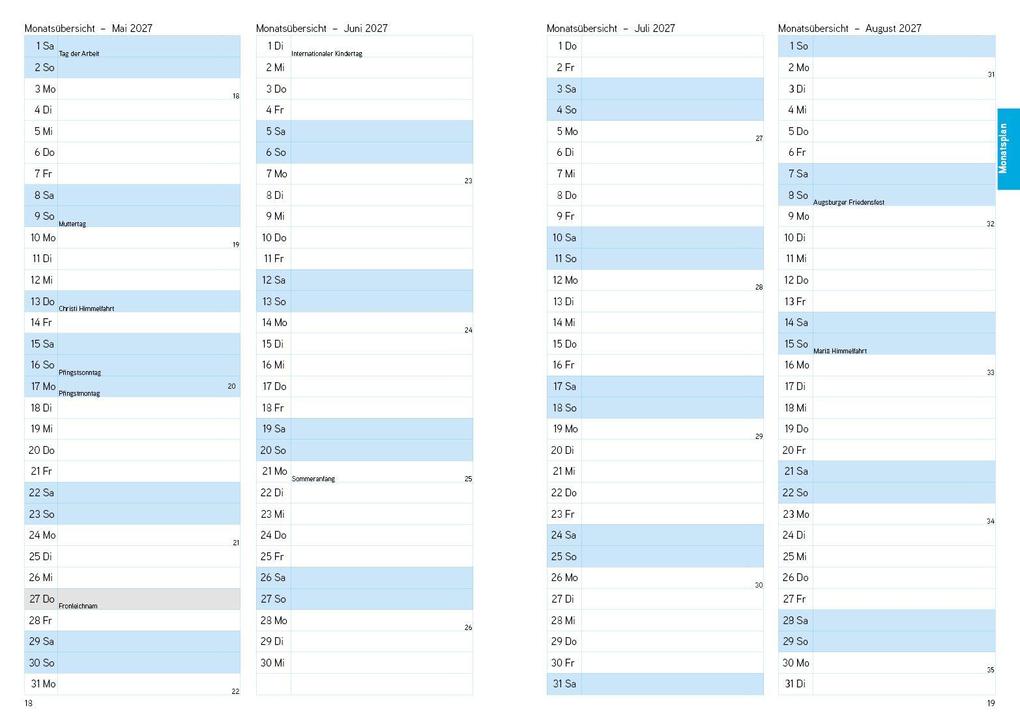 Weitere Ansicht: Lehrerkalender - Planer für Lehrerinnen und Lehrer 2026/27
