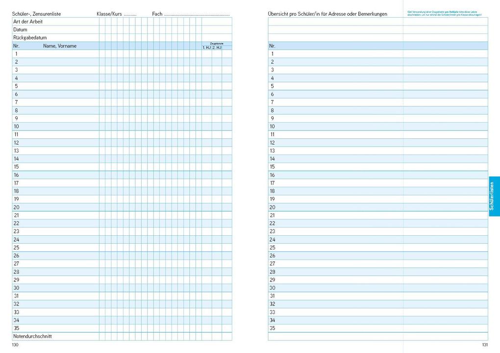 Weitere Ansicht: Lehrerkalender - Planer für Lehrerinnen und Lehrer 2026/27