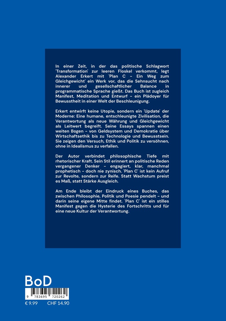 Weitere Ansicht: Plan C | Alexander Erkert
