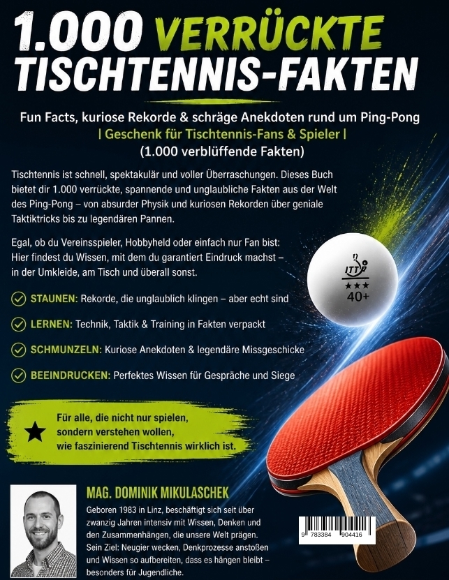 Weitere Ansicht: 1.000 verrückte Tischtennis-Fakten | Dominik Mikulaschek