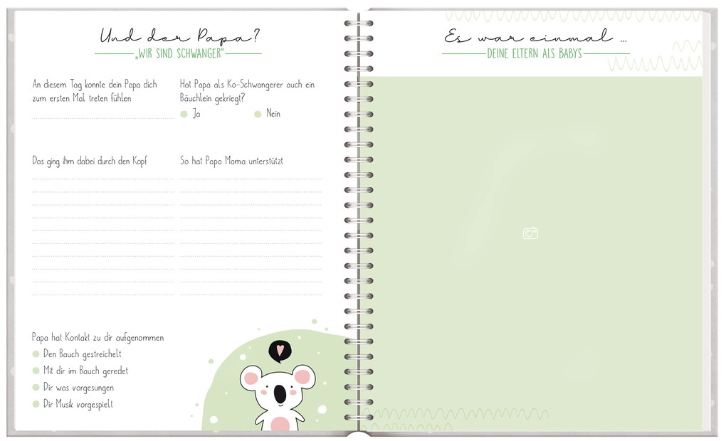 Weitere Ansicht: Babyalbum Willkommen kleiner Schatz