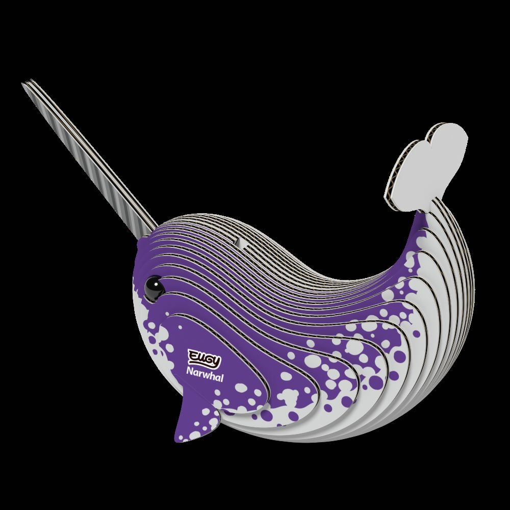 Weitere Ansicht: EUGY - 3D Bastelset Narwal