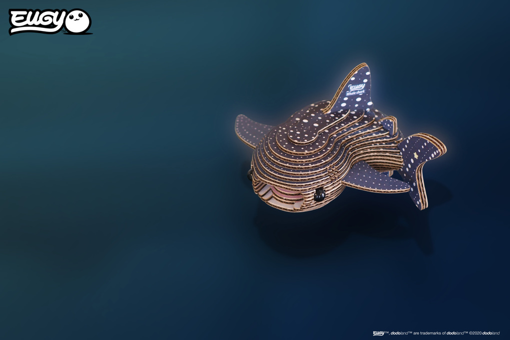 Weitere Ansicht: EUGY - 3D Bastelset Walhai