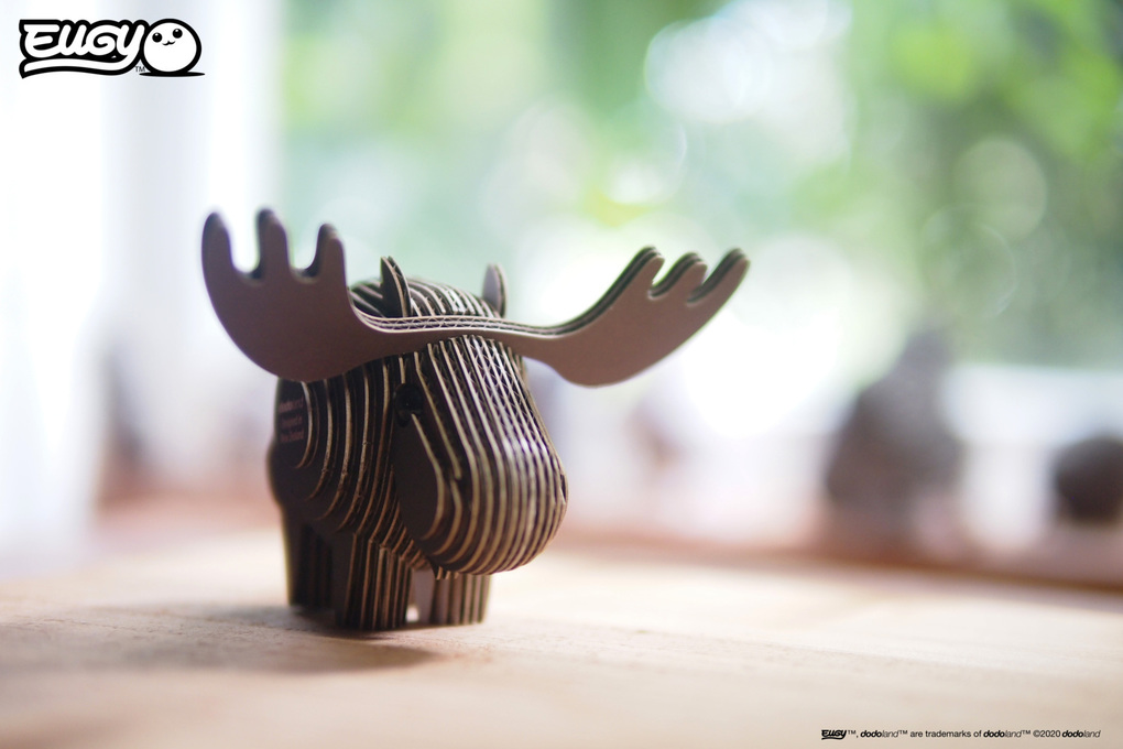 Weitere Ansicht: EUGY - 3D Bastelset Elch