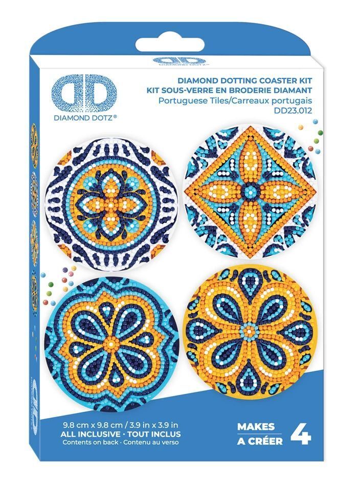 Weitere Ansicht: DIAMOND DOTZ - Diamond Painting Untersetzer Fliesen