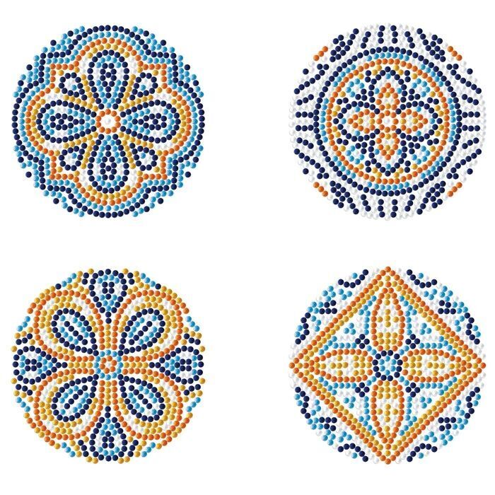 Weitere Ansicht: DIAMOND DOTZ - Diamond Painting Untersetzer Fliesen