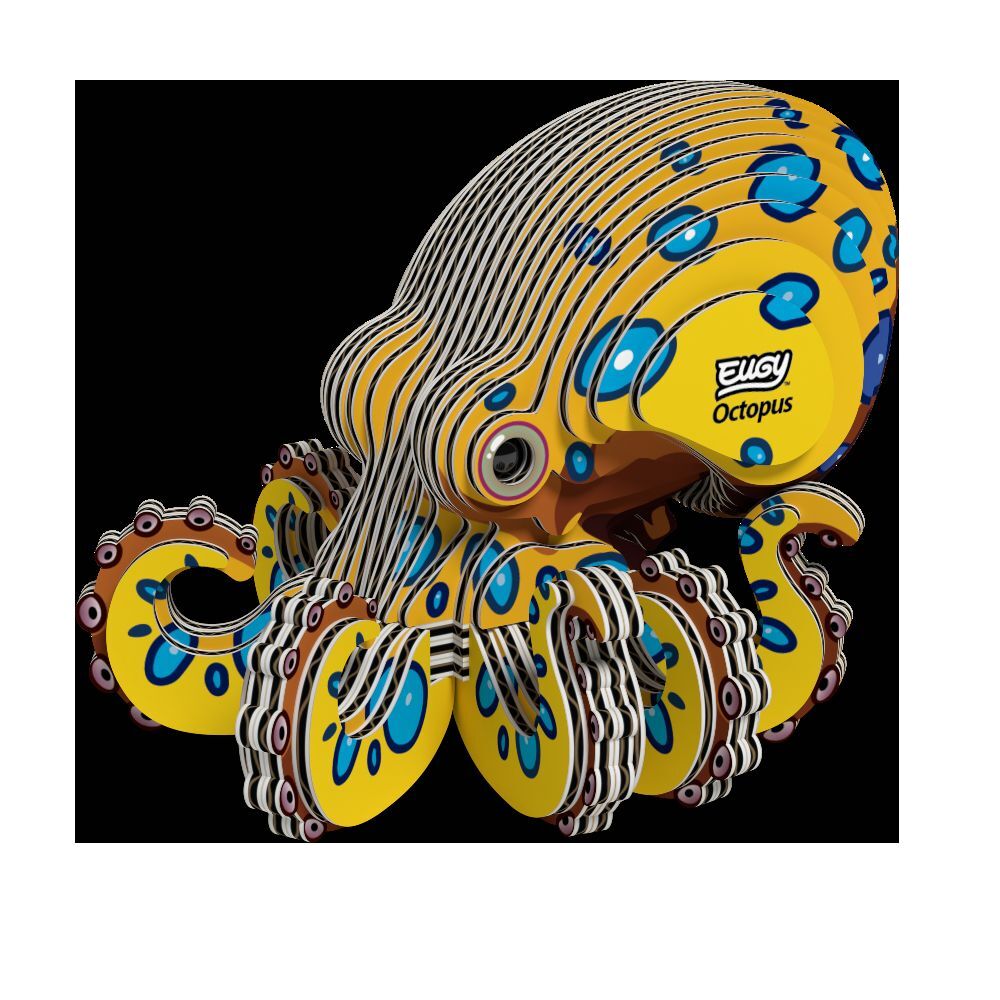 Weitere Ansicht: EUGY - 3D Bastelset Oktopus