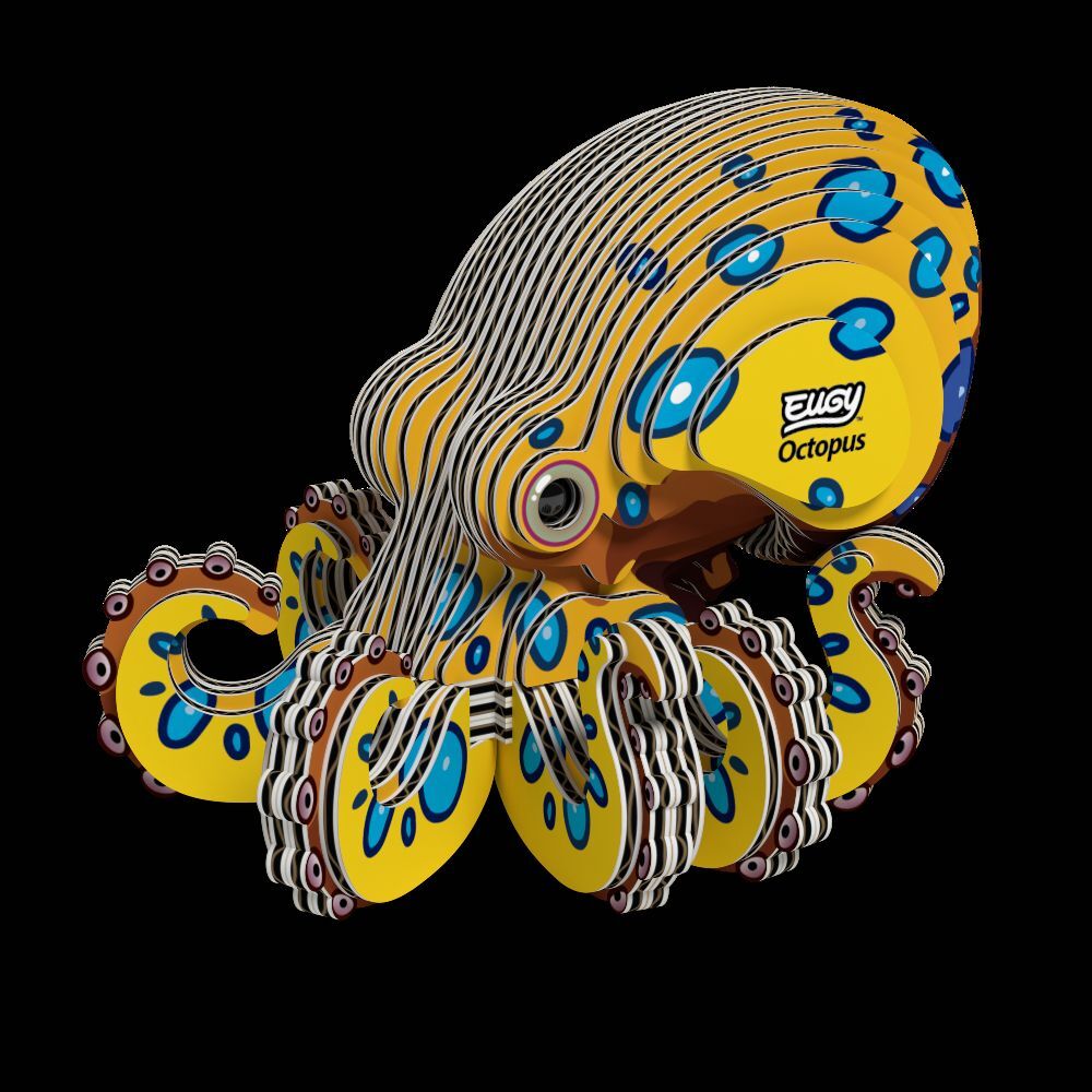 Weitere Ansicht: EUGY - 3D Bastelset Oktopus