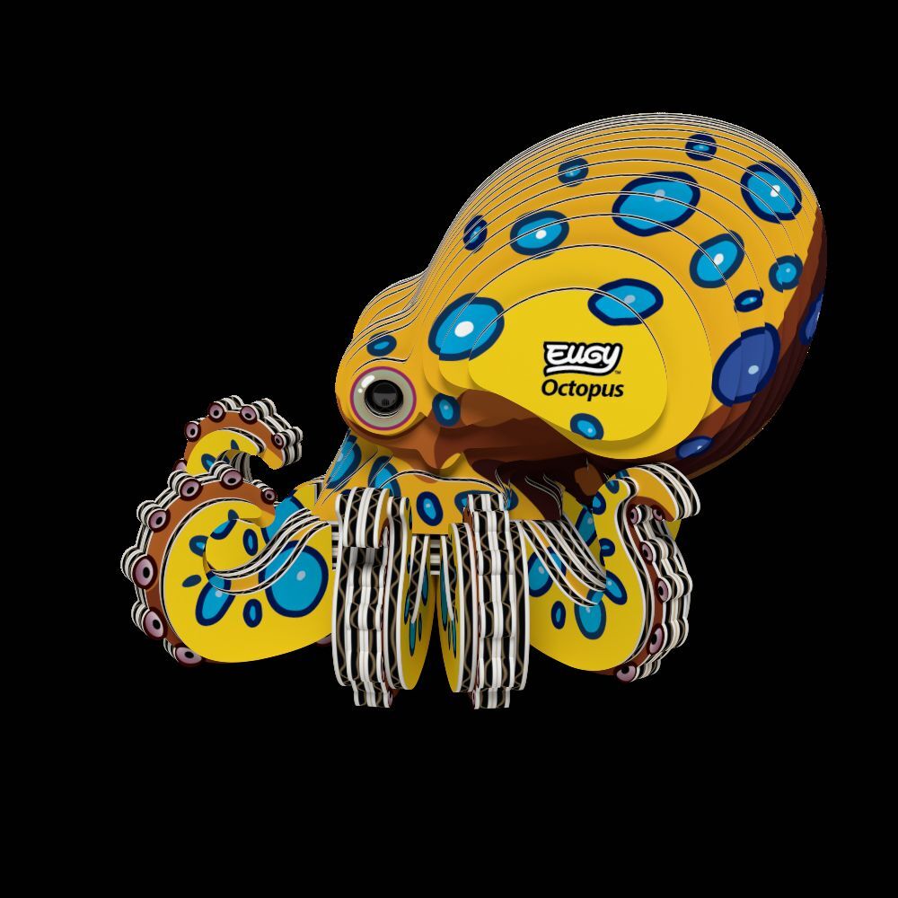 Weitere Ansicht: EUGY - 3D Bastelset Oktopus