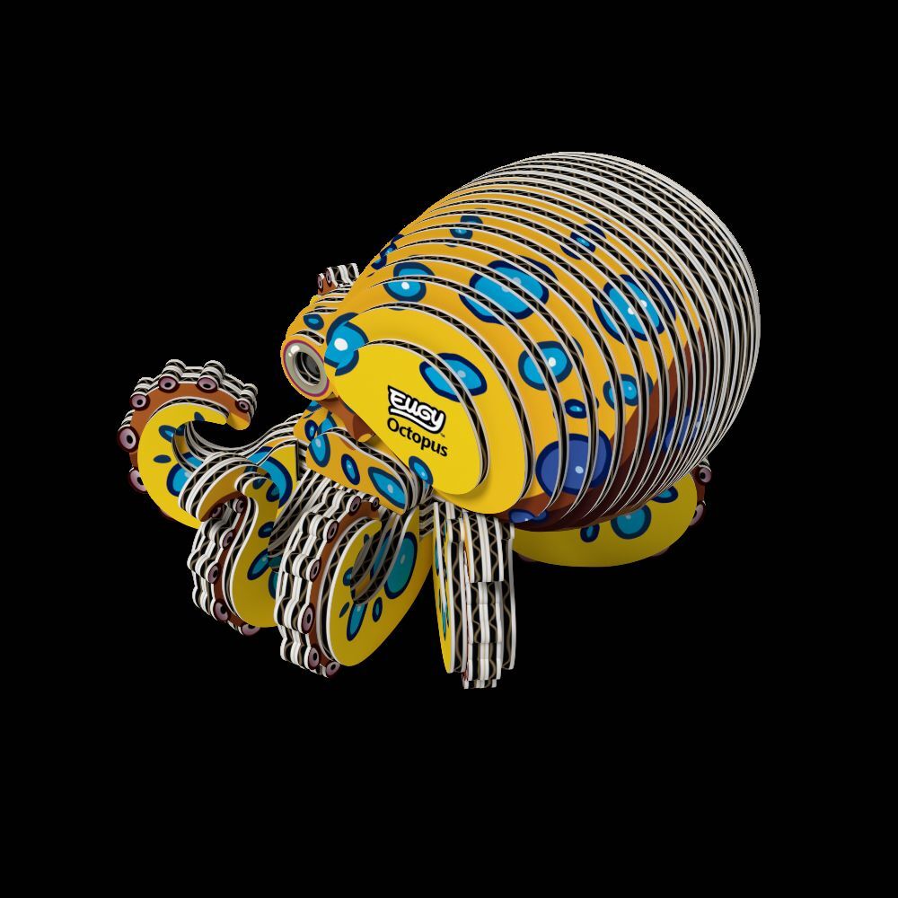 Weitere Ansicht: EUGY - 3D Bastelset Oktopus