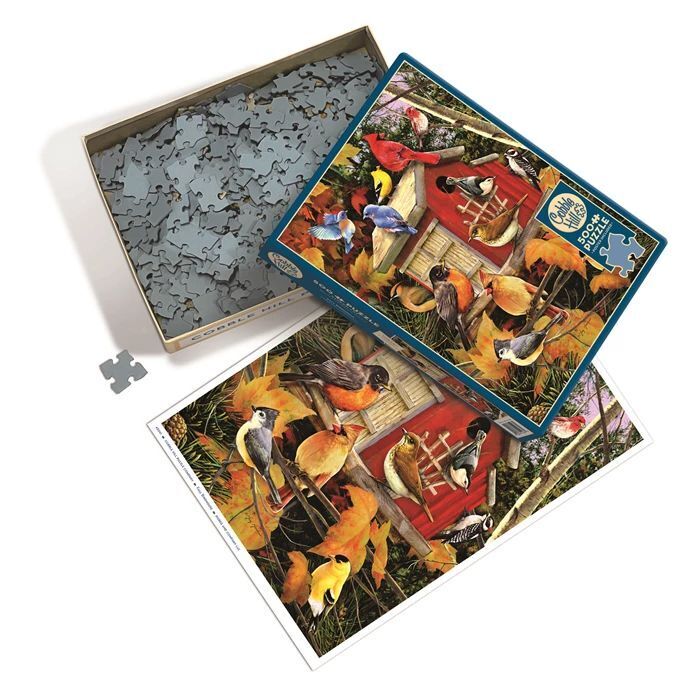 Weitere Ansicht: COBBLE HILL PUZZLES - Herbstvogelhäuschen 500 Teile