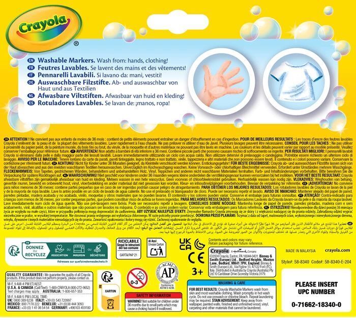 Weitere Ansicht: CRAYOLA - 12 Filzstifte