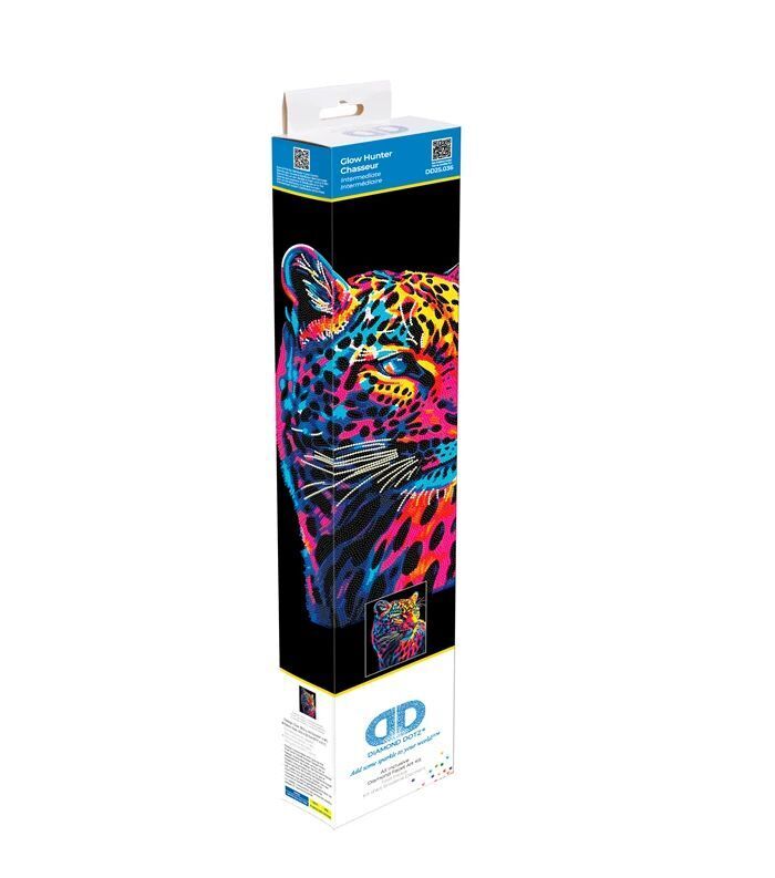 Weitere Ansicht: DIAMOND DOTZ - Diamond Painting Neon Leopard