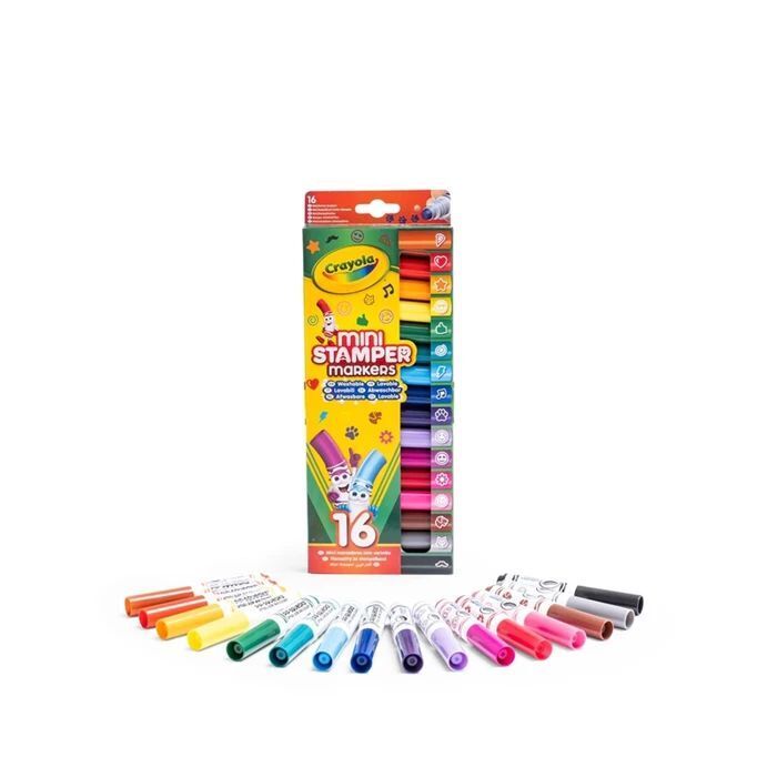 Weitere Ansicht: CRAYOLA - 16 Mini Stempel-Filzstifte