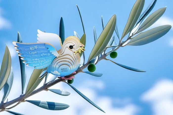 Weitere Ansicht: EUGY - 3D Bastelset Taube