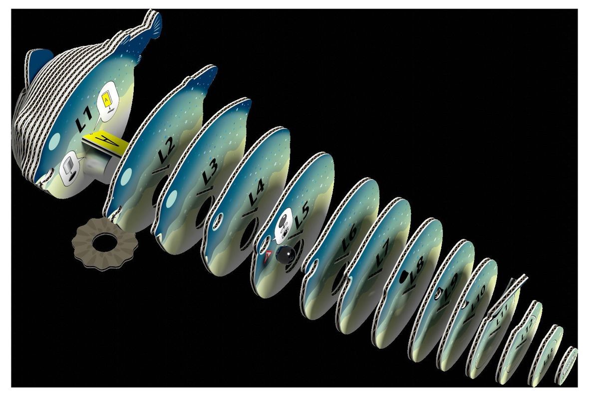 Weitere Ansicht: EUGY - 3D Bastelset Kugelfisch