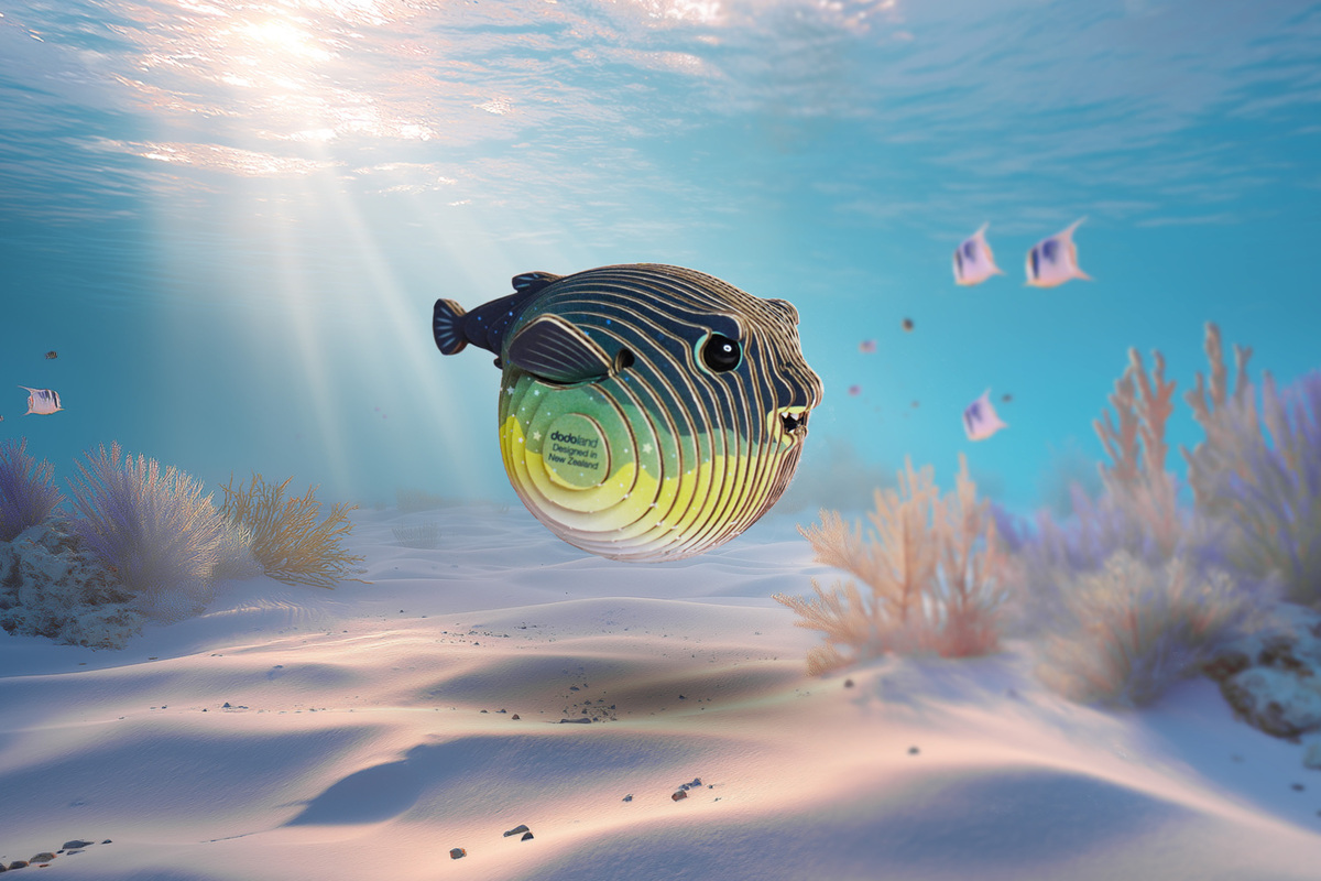 Weitere Ansicht: EUGY - 3D Bastelset Kugelfisch
