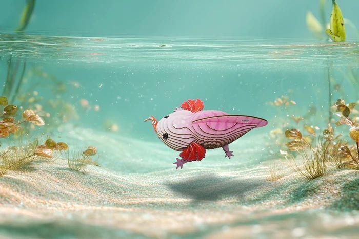 Weitere Ansicht: EUGY - 3D Bastelset Axolotl