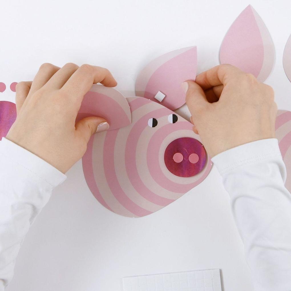 Weitere Ansicht: Laternen Bastelset Schwein, FSC MIX