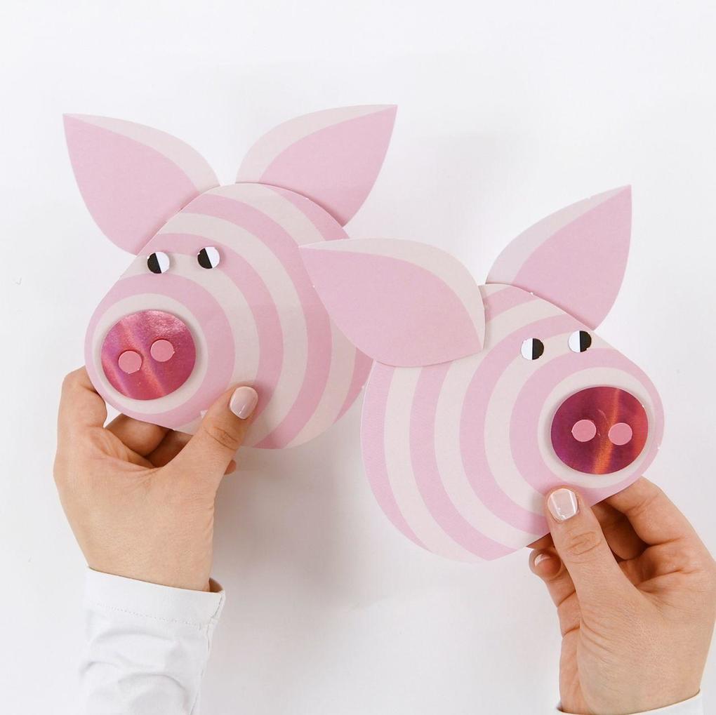 Weitere Ansicht: Laternen Bastelset Schwein, FSC MIX